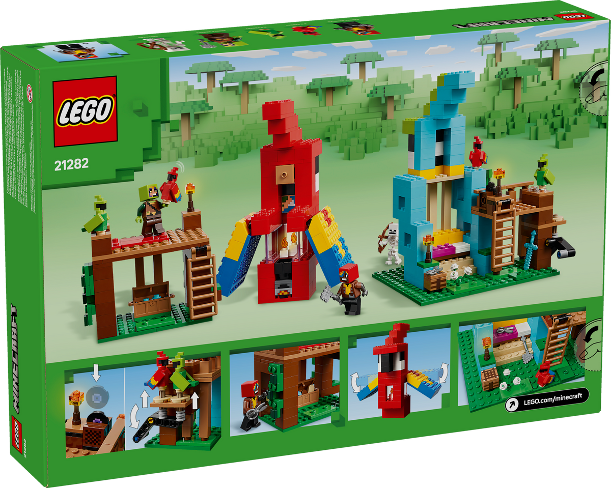 LEGO Minecraft The Parrot Houses 21282 Building Set (535 Pieces) - View 10