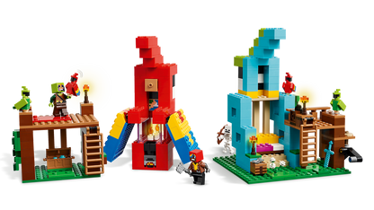 LEGO Minecraft The Parrot Houses 21282 Building Set (535 Pieces) - View 3