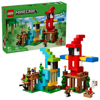 LEGO Minecraft The Parrot Houses 21282 Building Set (535 Pieces) - View 2