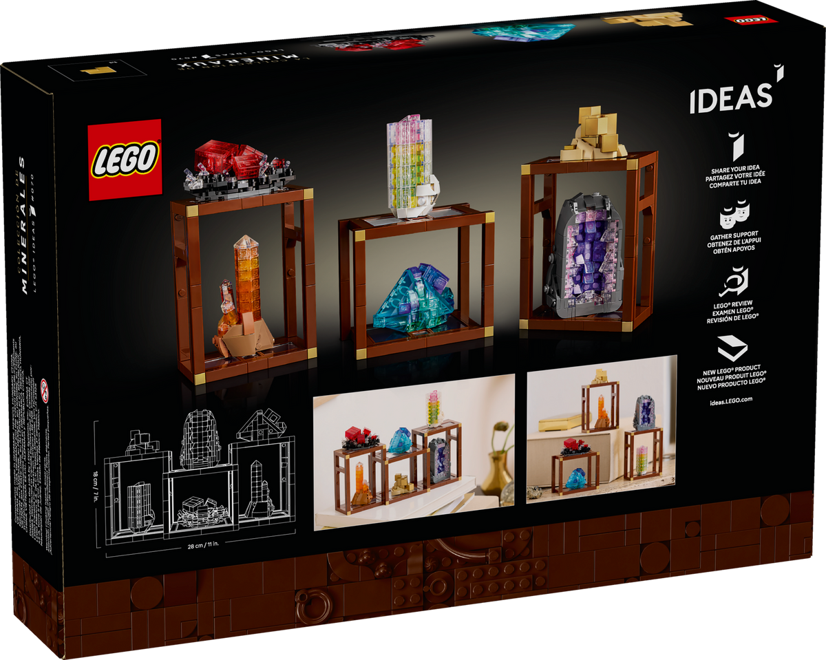 LEGO Ideas Mineral Collection 21362 Building Set for Adults (880 Pieces) - View 16