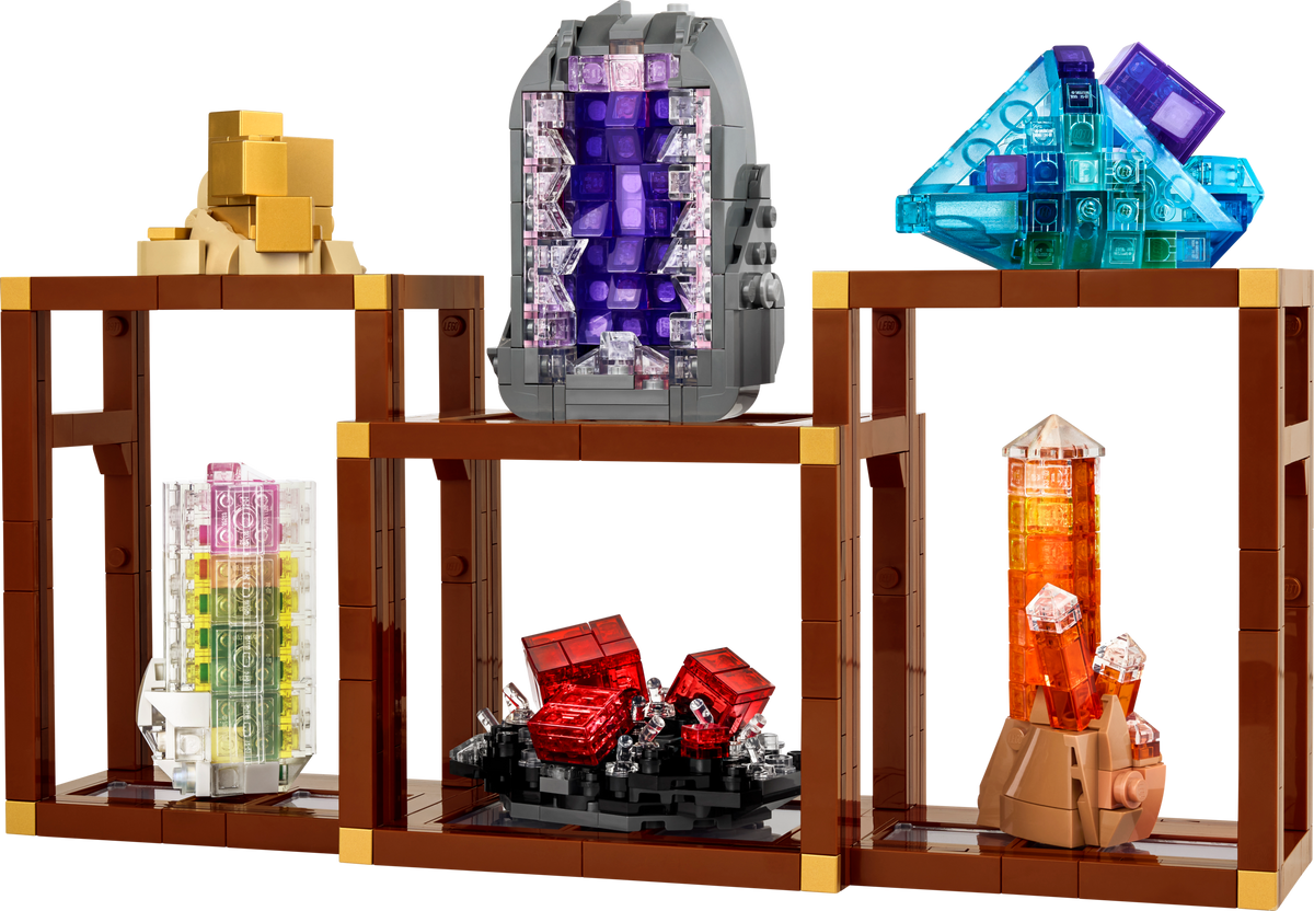LEGO Ideas Mineral Collection 21362 Building Set for Adults (880 Pieces)