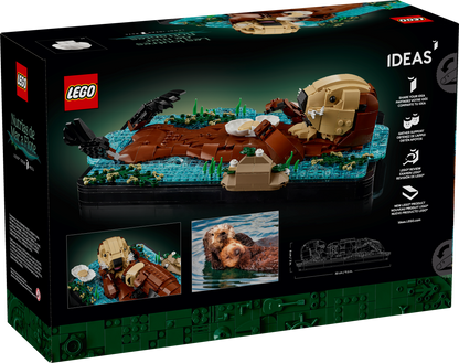 LEGO Ideas Floating Sea Otters 21366 Building Set for Adults (1,234 Pieces) - View 17