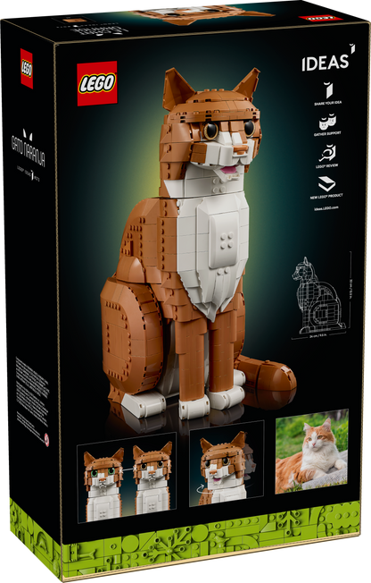 LEGO Ideas Orange Cat 21376 Building Set for Adults - View 15