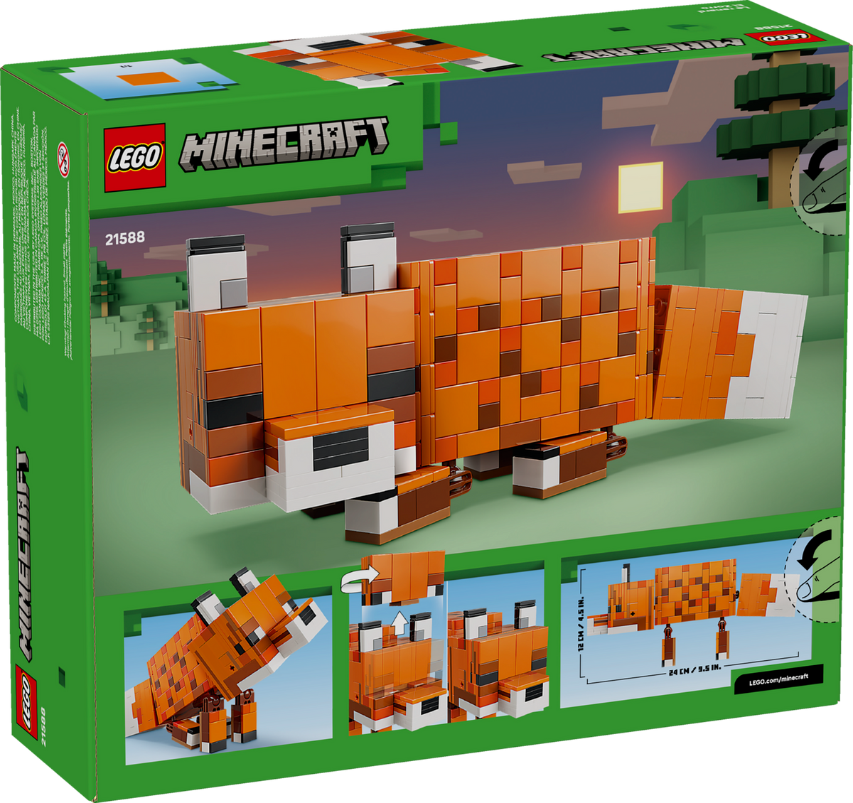 LEGO Minecraft The Fox 21588 Building Set (497 Pieces) - View 12