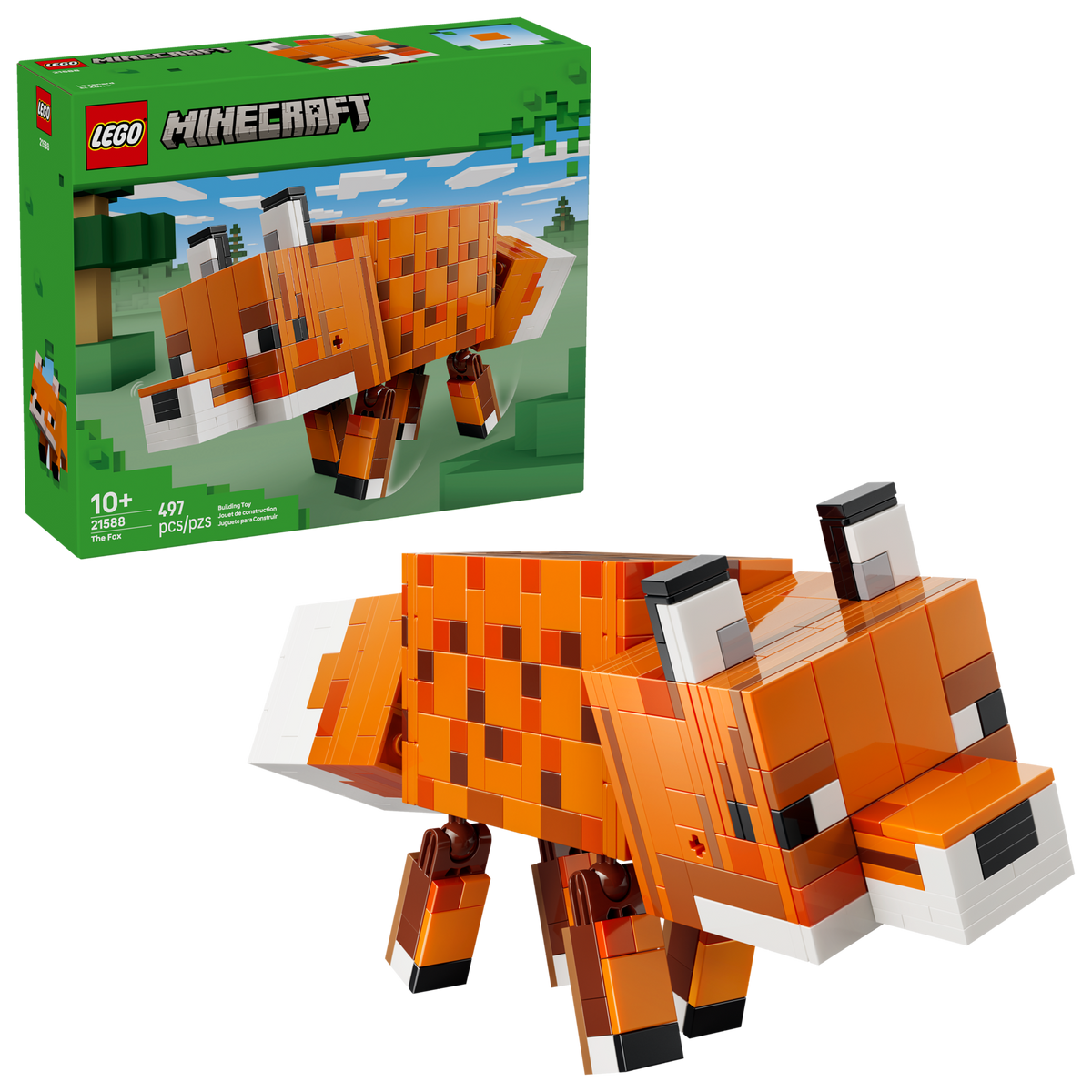 LEGO Minecraft The Fox 21588 Building Set (497 Pieces) - View 2