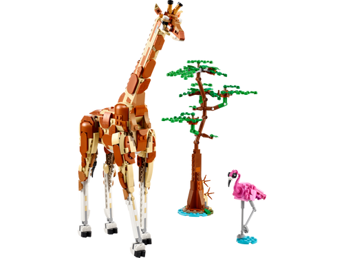 LEGO Creator 3-in-1 Wild Safari Animals 31150 Building Set (780 Pieces)