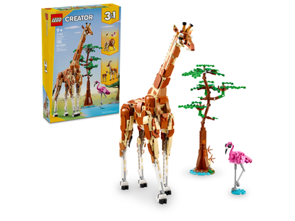 LEGO Creator 3-in-1 Wild Safari Animals 31150 Building Set (780 Pieces) - View 2