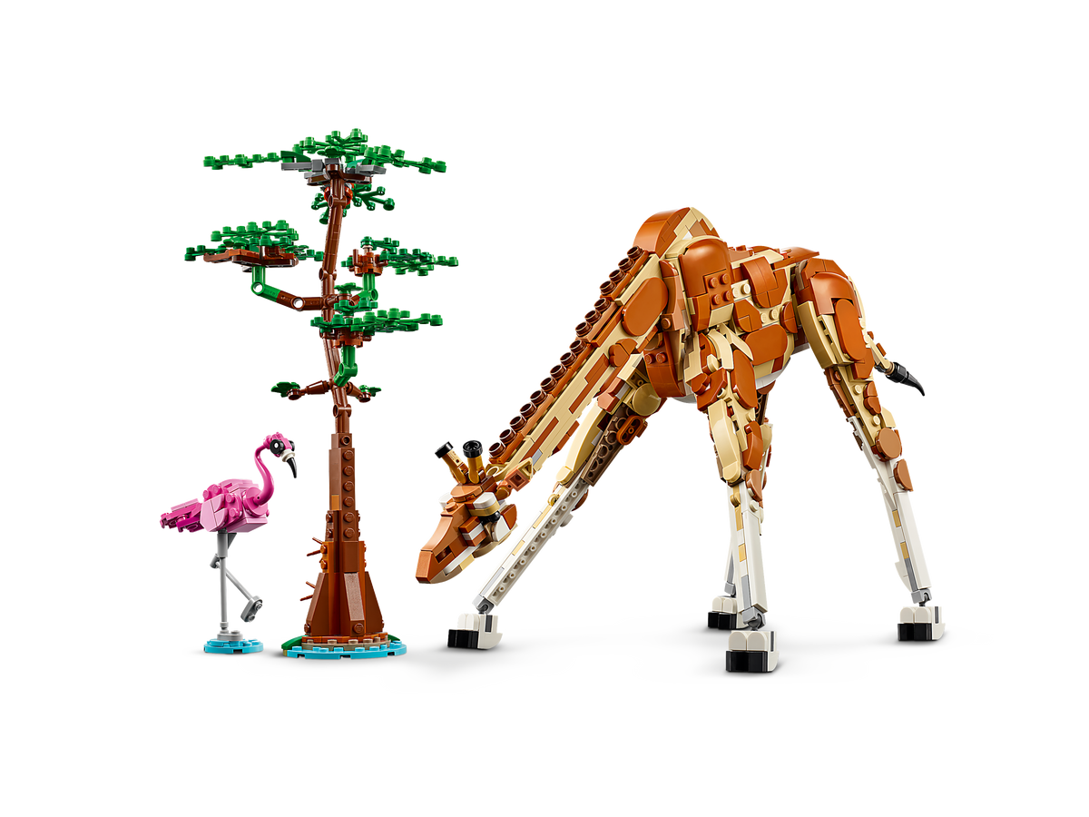 LEGO Creator 3-in-1 Wild Safari Animals 31150 Building Set (780 Pieces) - View 3