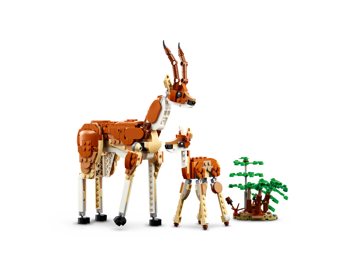 LEGO Creator 3-in-1 Wild Safari Animals 31150 Building Set (780 Pieces) - View 6