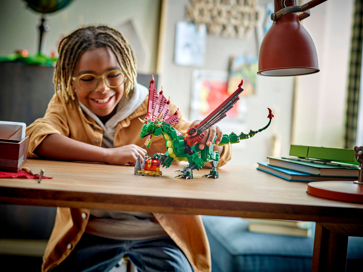 LEGO Creator 3-in-1 Medieval Dragon 31161 Building Set (715 Pieces) - View 8