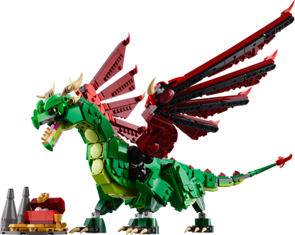 LEGO Creator 3-in-1 Medieval Dragon 31161 Building Set (715 Pieces)