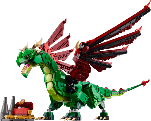 LEGO Creator 3-in-1 Medieval Dragon 31161 Building Set (715 Pieces)