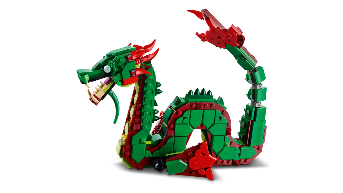 LEGO Creator 3-in-1 Medieval Dragon 31161 Building Set (715 Pieces) - View 4