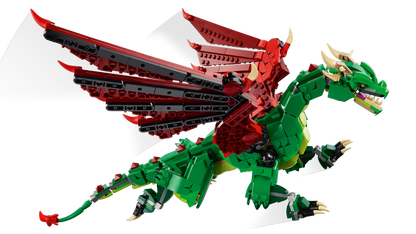 LEGO Creator 3-in-1 Medieval Dragon 31161 Building Set (715 Pieces) - View 3