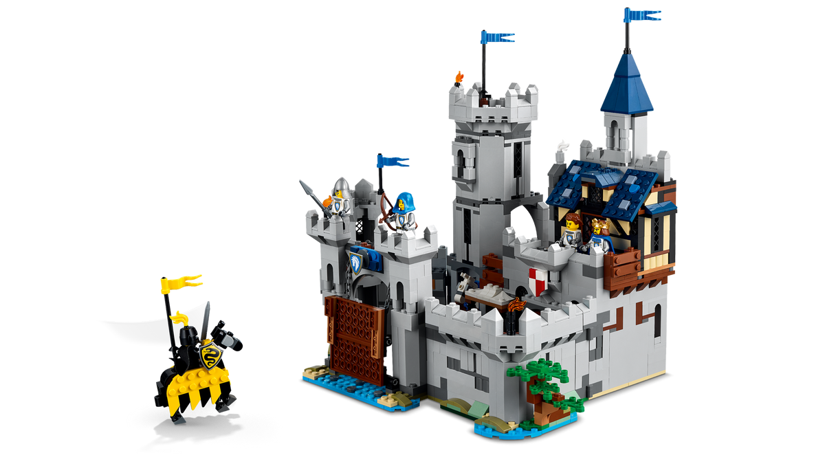 LEGO Creator 3-in-1 Medieval Horse Knight Castle 31168 Building Set (1,371 Pieces) - View 6