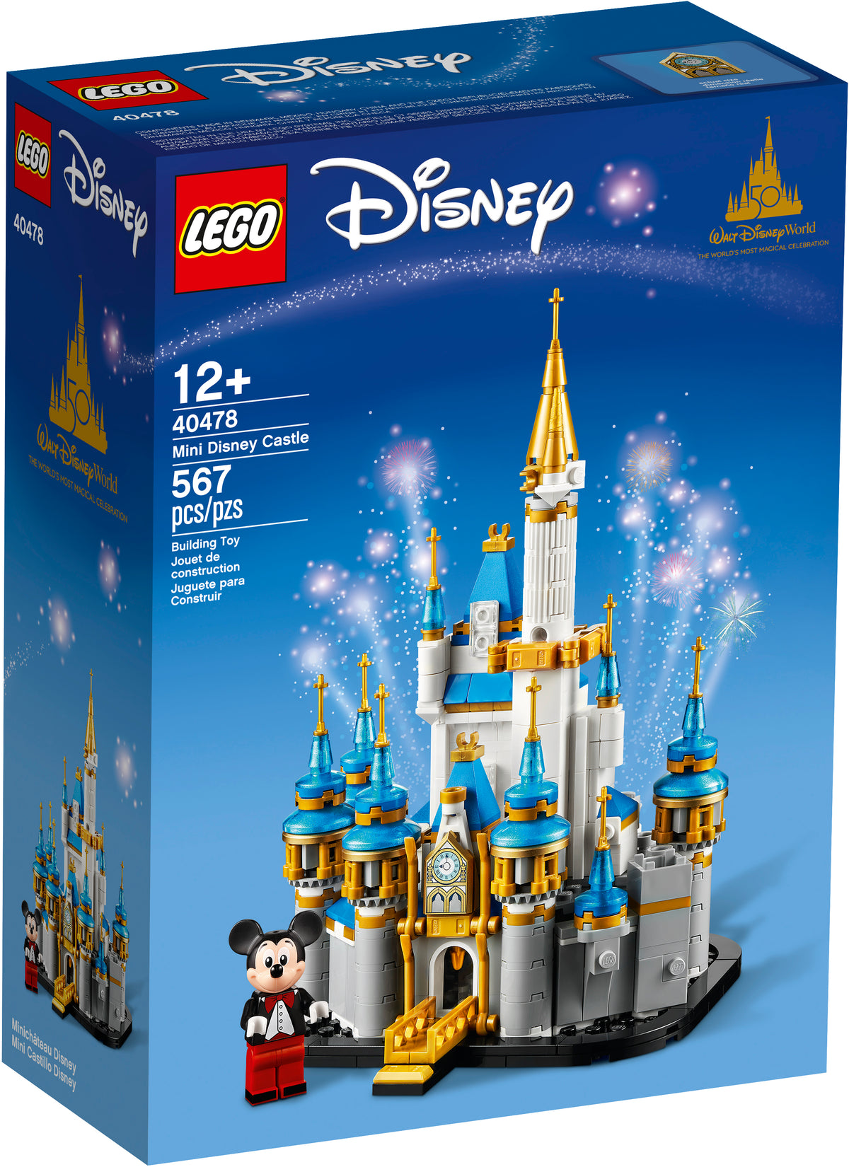 LEGO Mini Disney Castle 40478 Building Set (567 Pieces) - View 2