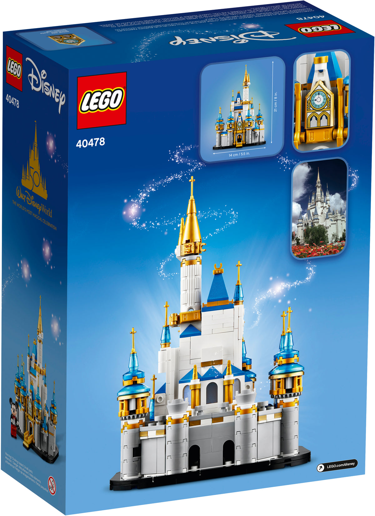 LEGO Mini Disney Castle 40478 Building Set (567 Pieces) - View 3