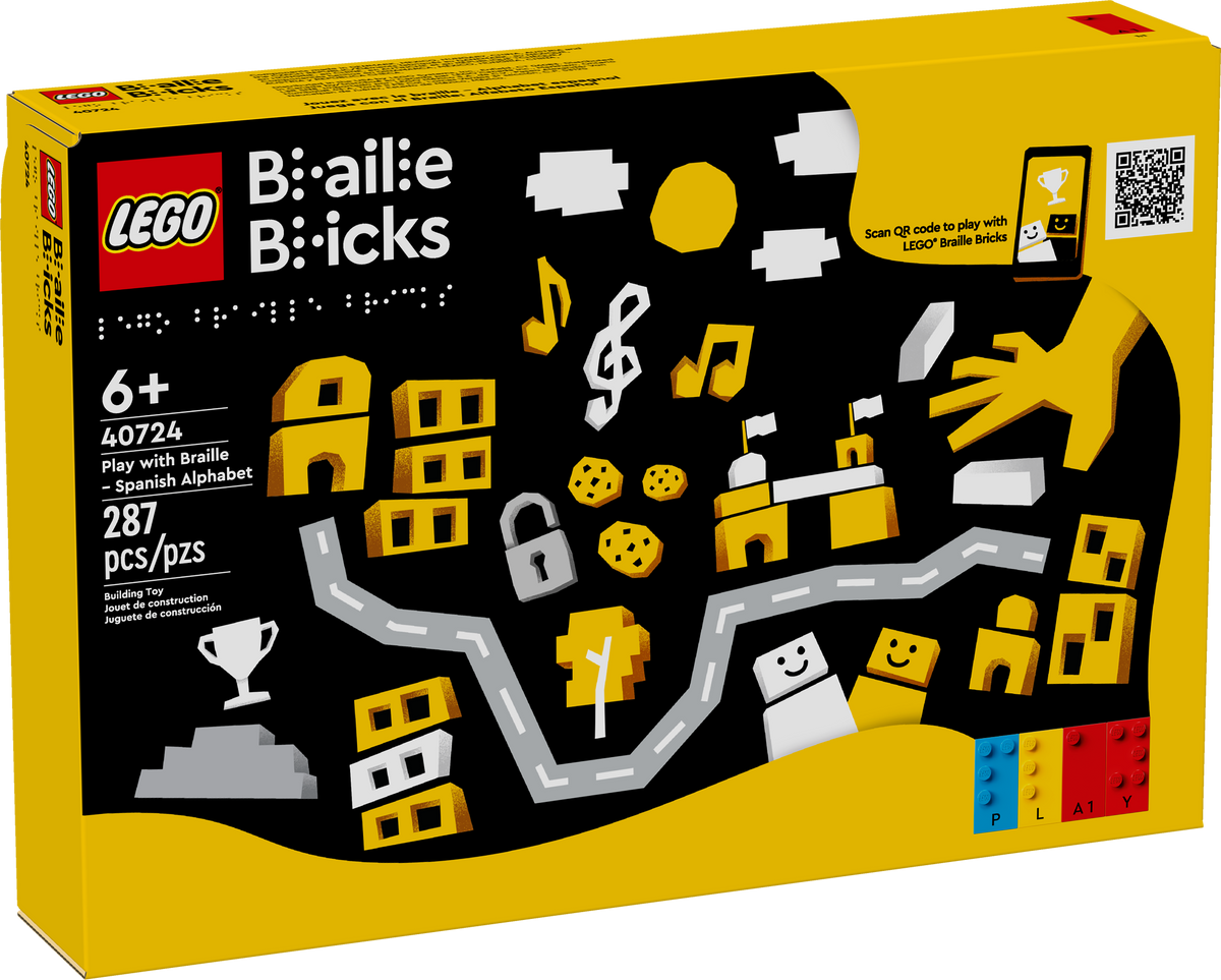 LEGO Play with Braille - Spanish Alphabet 40724 Building Set (287 Pieces)