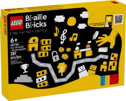LEGO Play with Braille - Spanish Alphabet 40724 Building Set (287 Pieces)