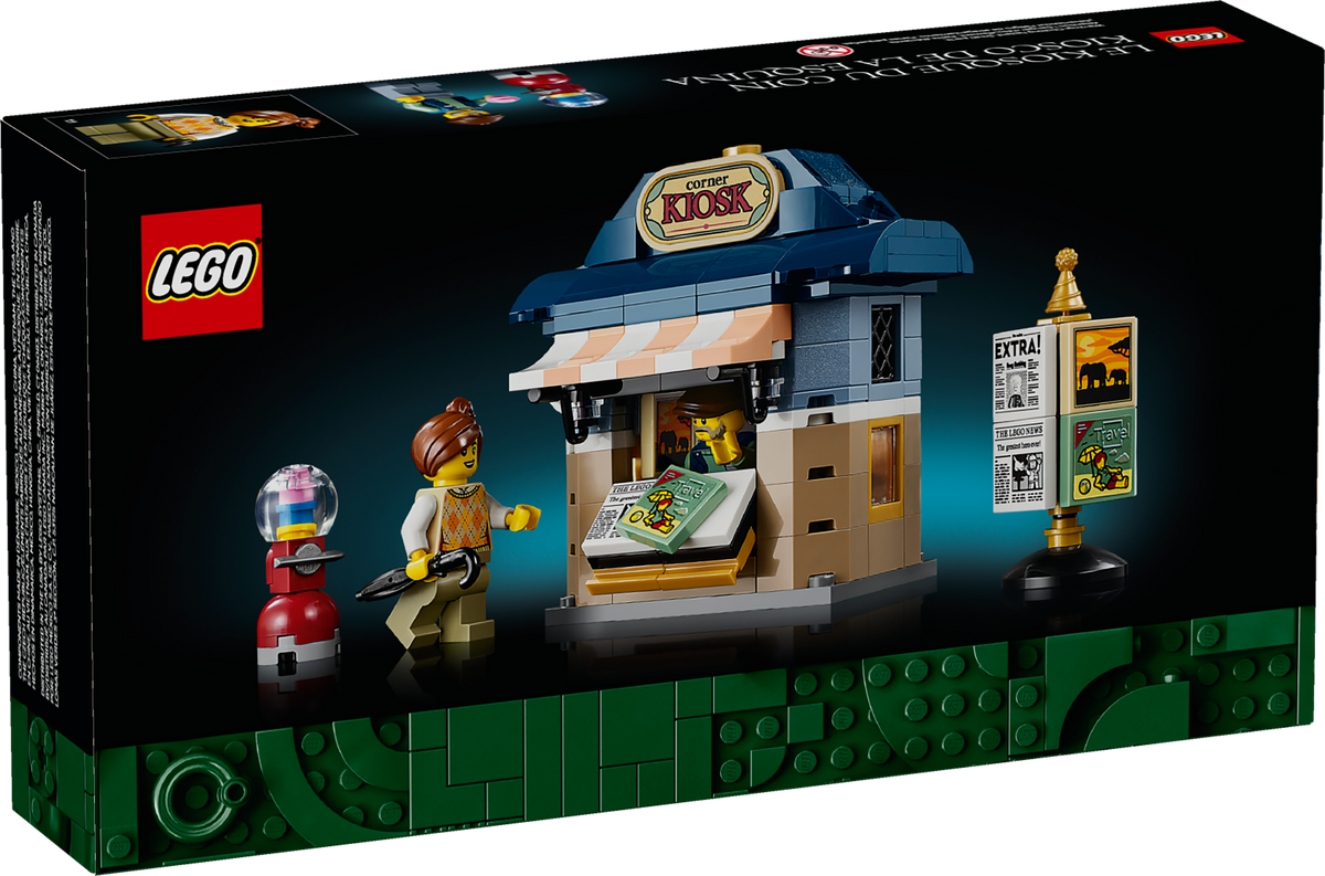 LEGO Icons Corner Kiosk Building Set (205 Pieces, Ages 18+) - View 4