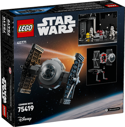 LEGO Star Wars TIE Fighter with Imperial Hangar Rack 40771 Building Set (236 Pieces) - View 8