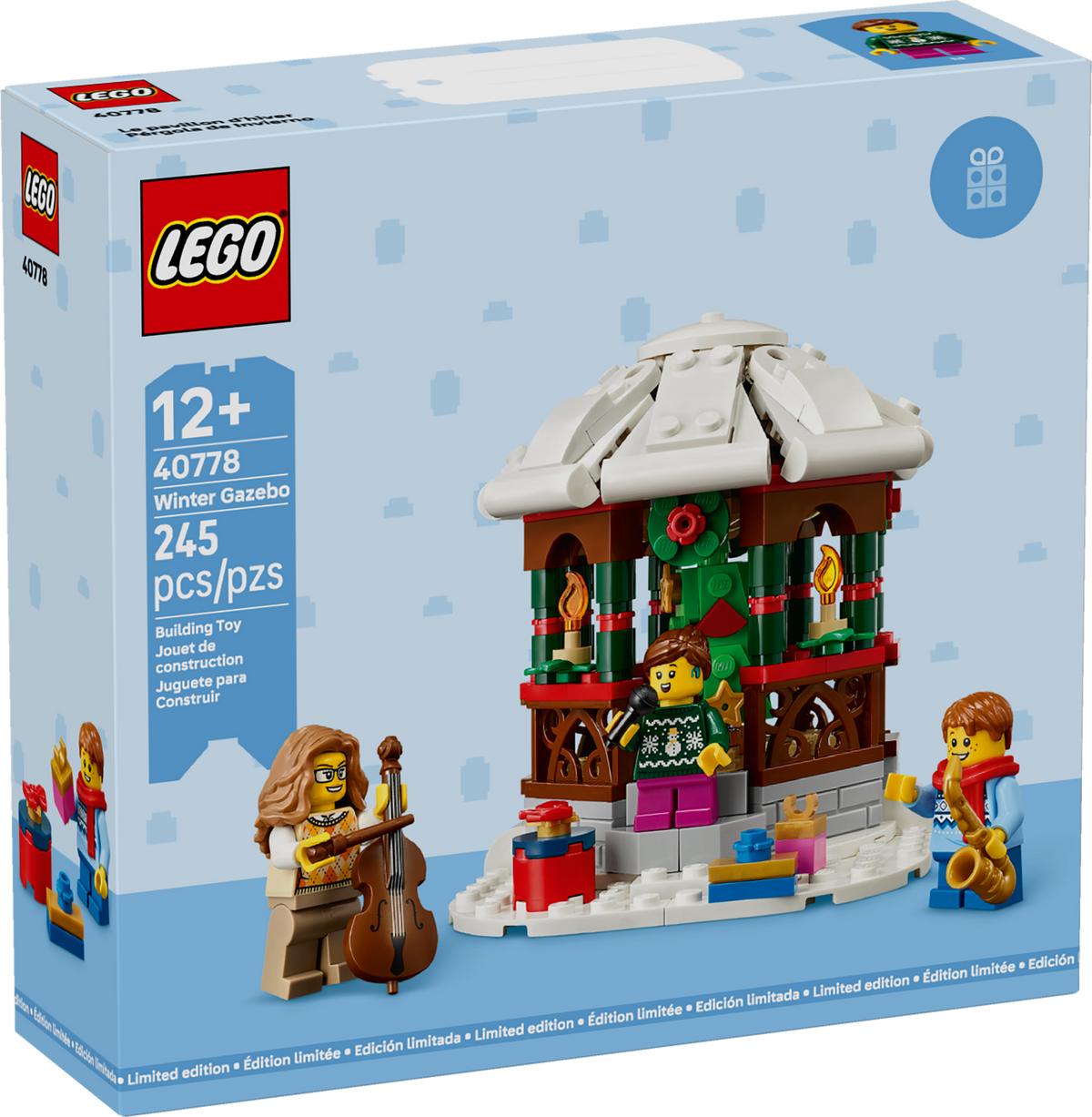 LEGO Winter Gazebo 40778 Building Set (245 Pieces) - View 2