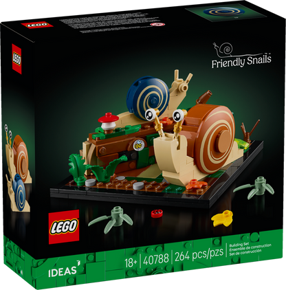 LEGO Ideas Friendly Snails 40788 Building Set for Adults (264 Pieces) - View 2