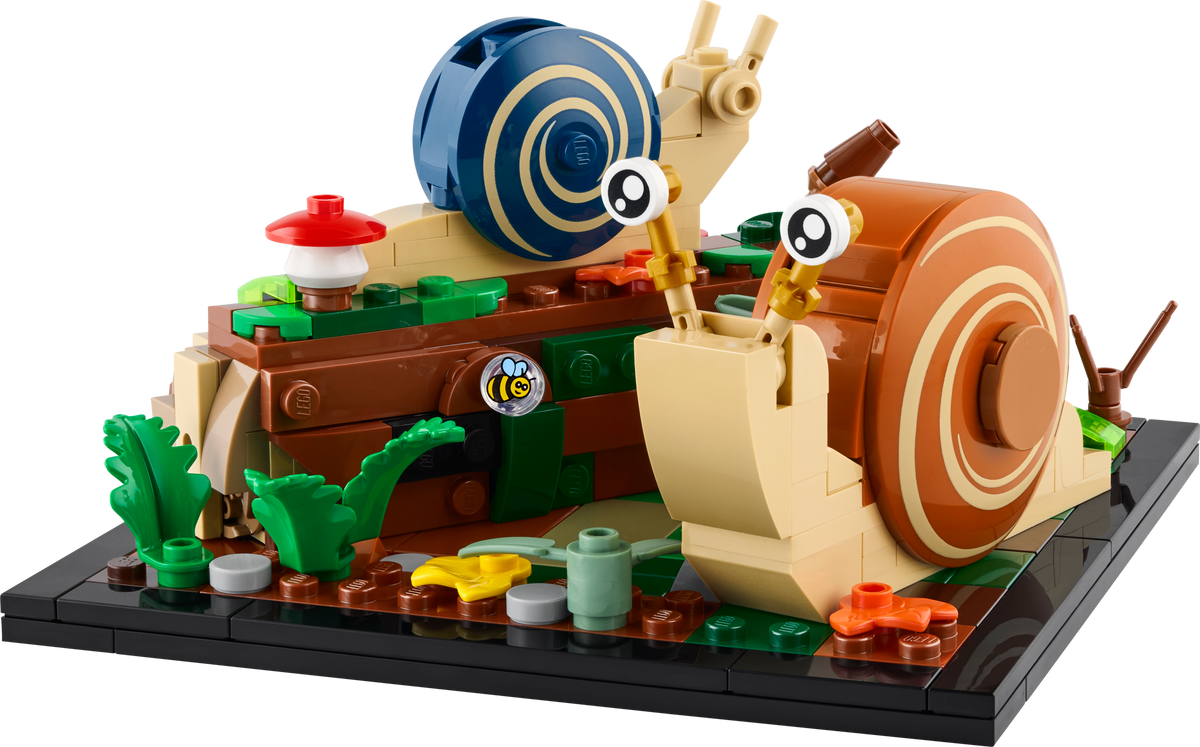 LEGO Ideas Friendly Snails 40788 Building Set for Adults (264 Pieces)