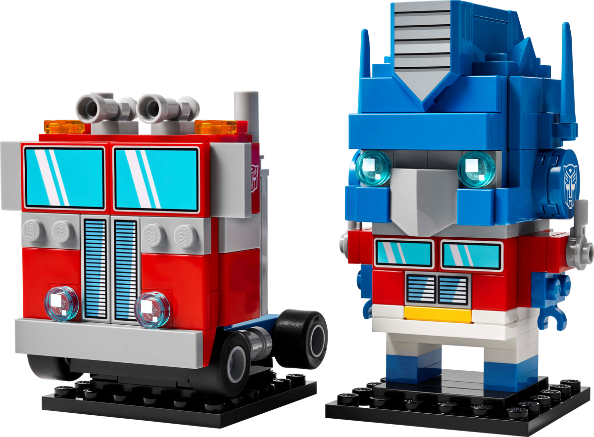 LEGO BrickHeadz Optimus Prime Robot & Vehicle 40803 Building Set (237 Pieces)