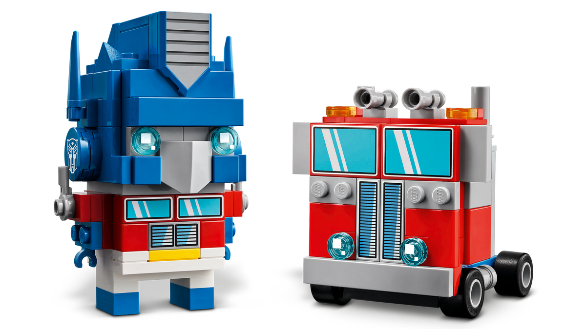 LEGO BrickHeadz Optimus Prime Robot & Vehicle 40803 Building Set (237 Pieces) - View 3
