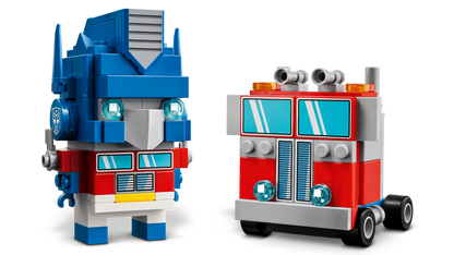 LEGO BrickHeadz Optimus Prime Robot & Vehicle 40803 Building Set (237 Pieces) - View 3