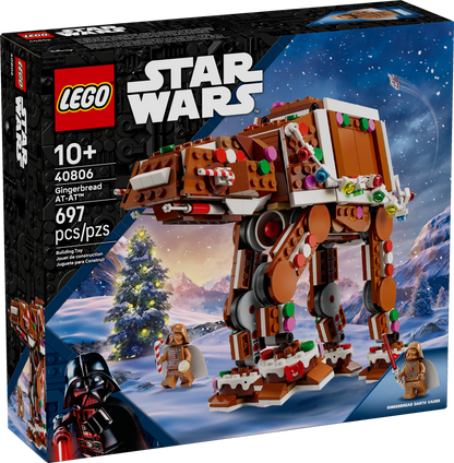 LEGO Star Wars Gingerbread AT-AT Walker 40806 Building Set (697 Pieces) - View 2