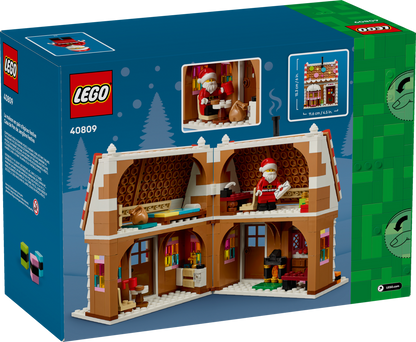 LEGO Festive Gingerbread House 40809 Building Set (498 Pieces) - View 10