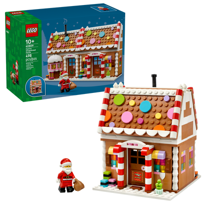LEGO Festive Gingerbread House 40809 Building Set (498 Pieces) - View 2