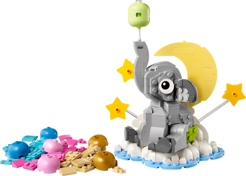 LEGO Baby Elephant in the Sky Building Set (402 Pieces, Ages 18+)