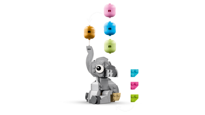 LEGO Baby Elephant in the Sky Building Set (402 Pieces, Ages 18+) - View 5
