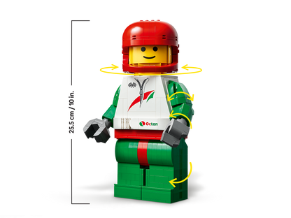 LEGO Minifigures Up-Scaled Racing Driver Minifigure 40819 Building Set (694 Pieces) - View 3
