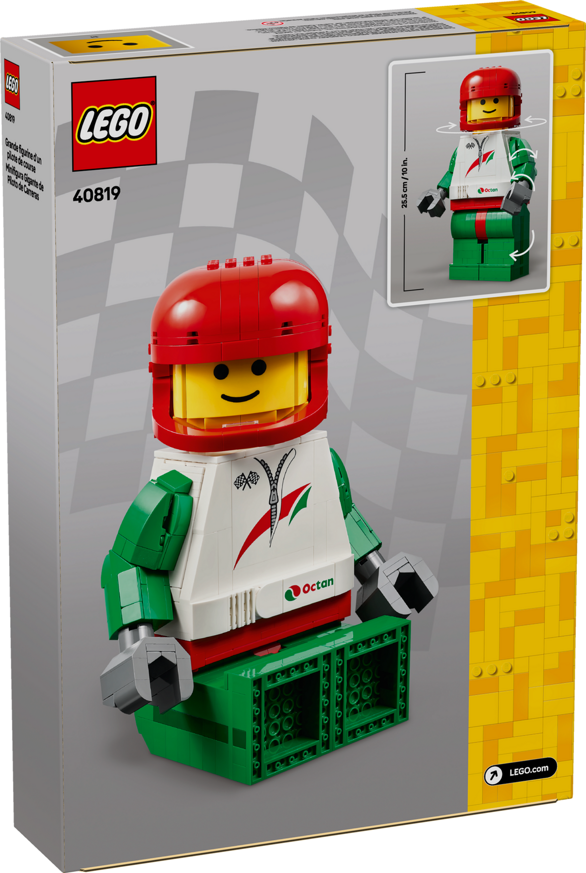 LEGO Minifigures Up-Scaled Racing Driver Minifigure 40819 Building Set (694 Pieces) - View 6
