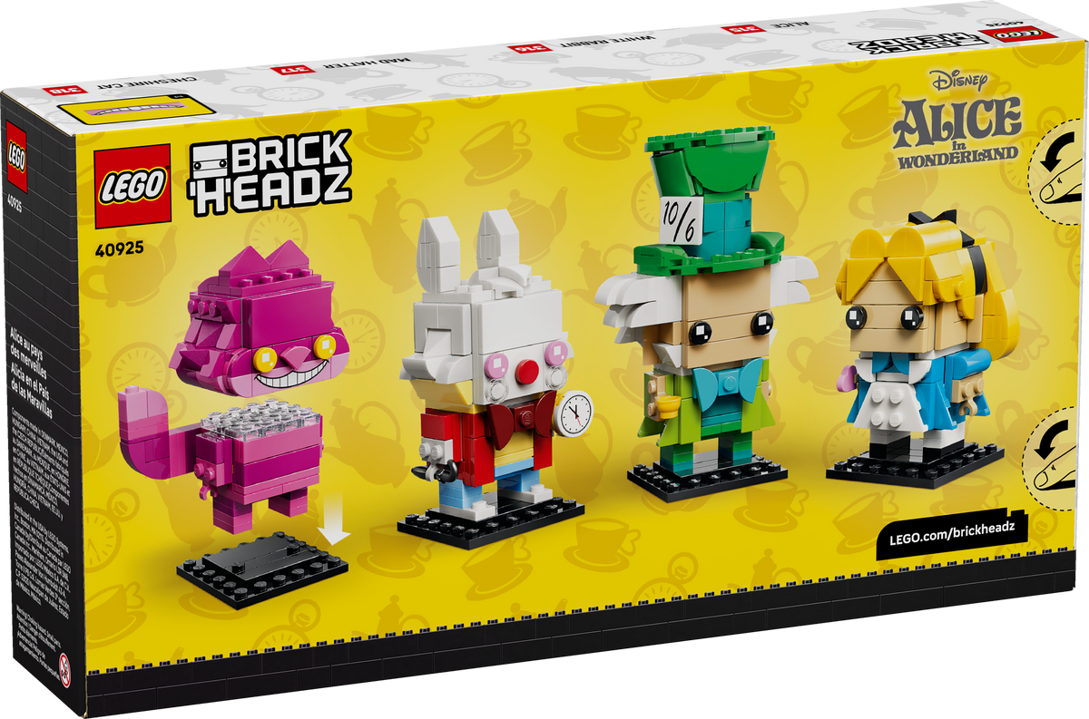 LEGO BrickHeadz Alice in Wonderland Building Set (601 Pieces, Ages 10+) - View 9