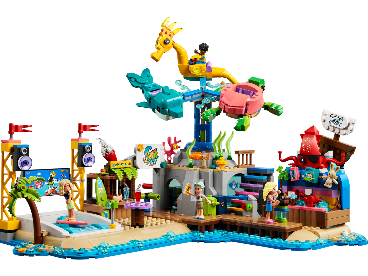 LEGO Friends Beach Amusement Park Building Set (1,348 Pieces, Ages 12+)