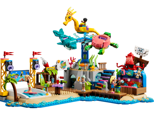 LEGO Friends Beach Amusement Park Building Set (1,348 Pieces, Ages 12+)