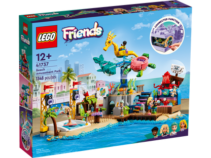 LEGO Friends Beach Amusement Park Building Set (1,348 Pieces, Ages 12+) - View 2