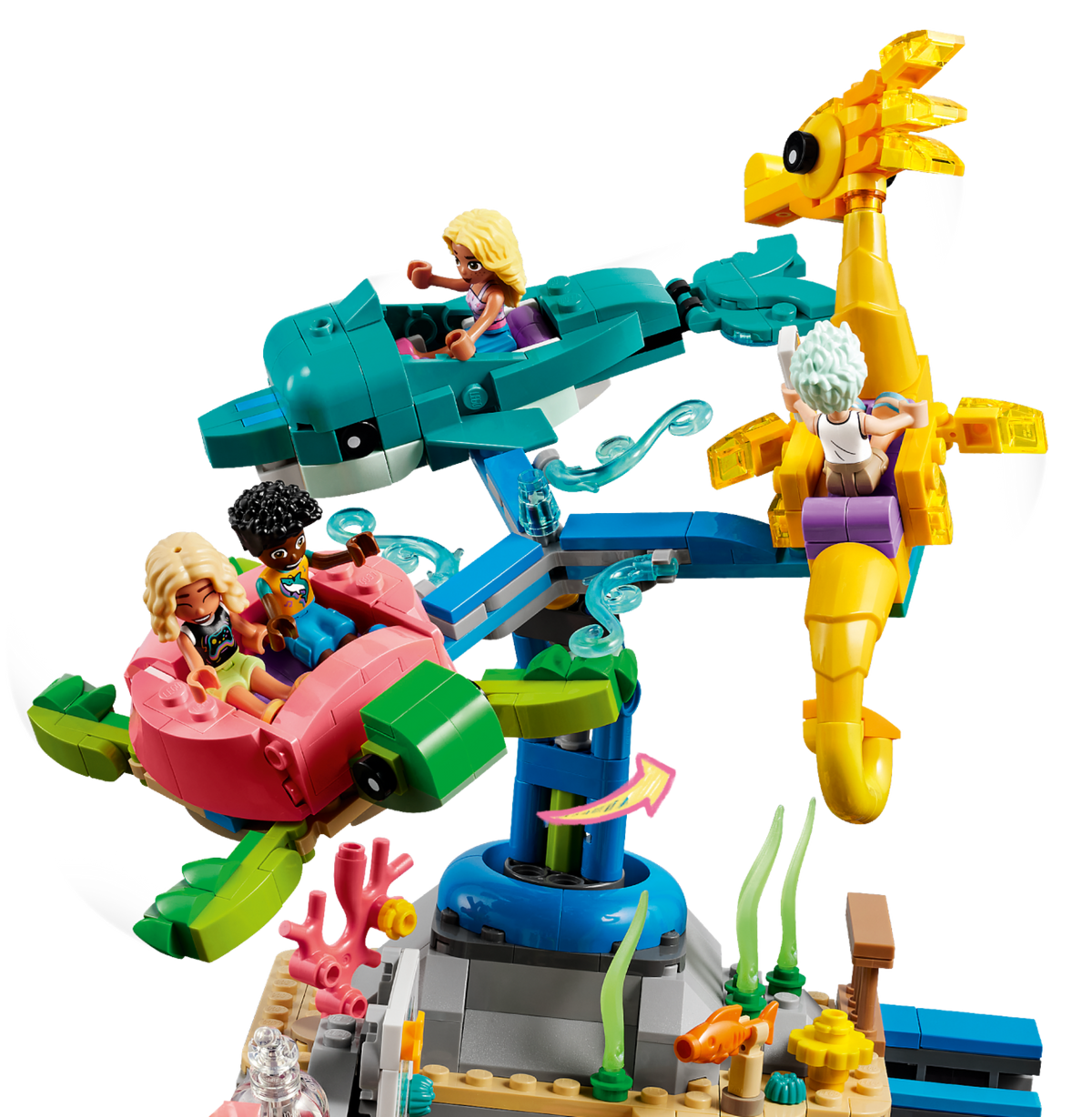 LEGO Friends Beach Amusement Park Building Set (1,348 Pieces, Ages 12+) - View 3