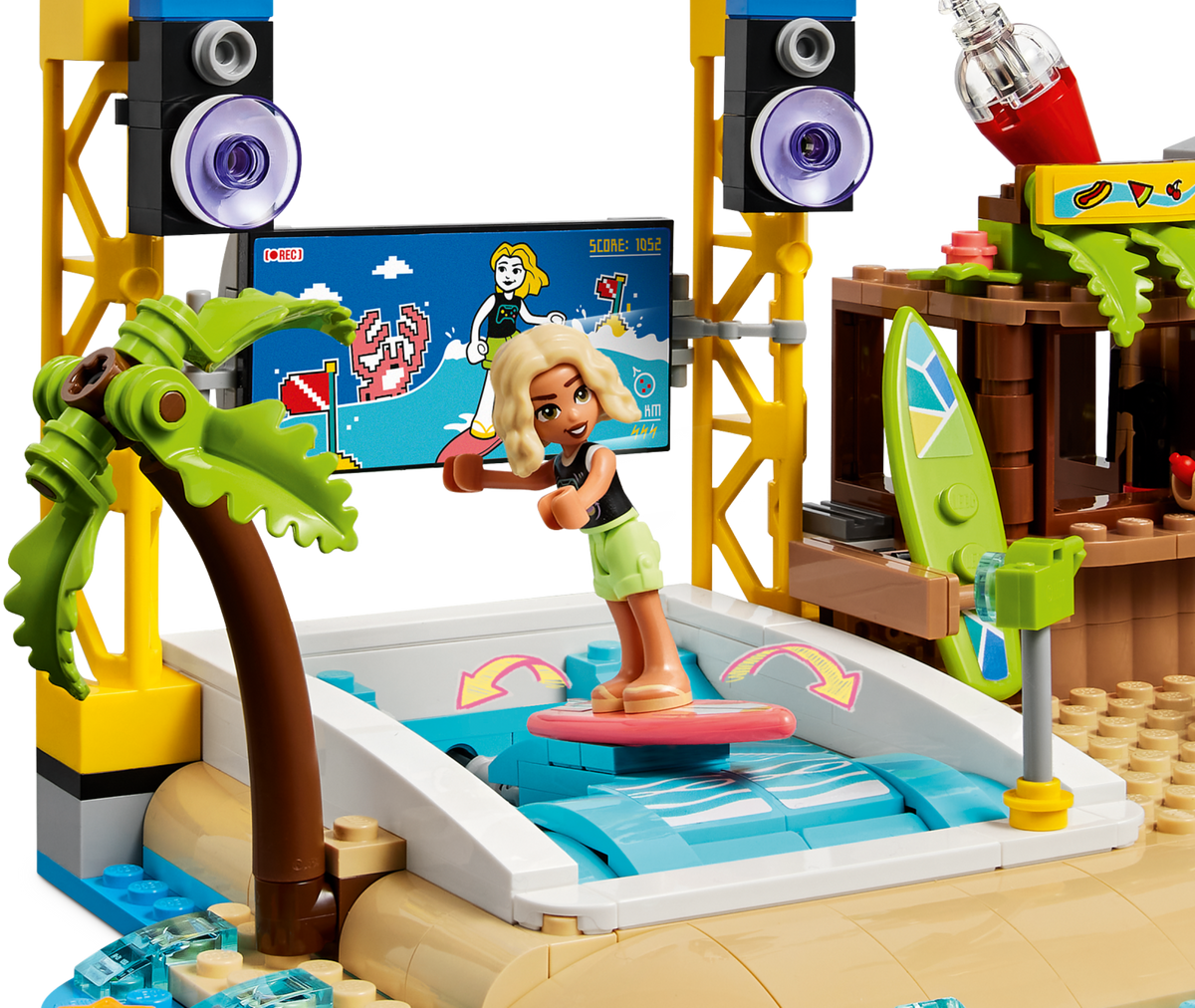 LEGO Friends Beach Amusement Park Building Set (1,348 Pieces, Ages 12+) - View 5