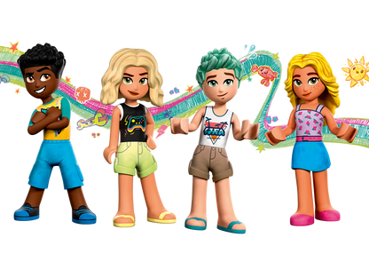 LEGO Friends Beach Amusement Park Building Set (1,348 Pieces, Ages 12+) - View 6