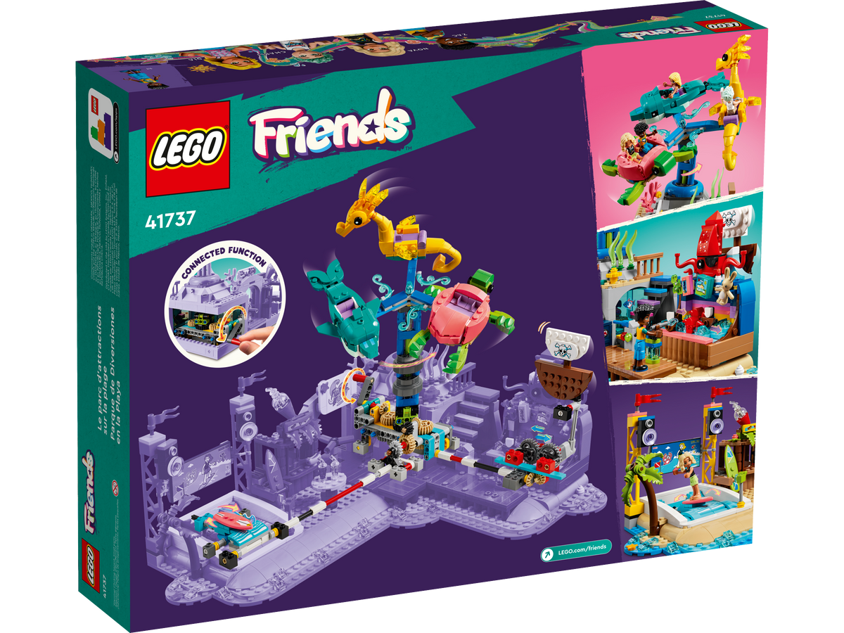 LEGO Friends Beach Amusement Park Building Set (1,348 Pieces, Ages 12+) - View 8