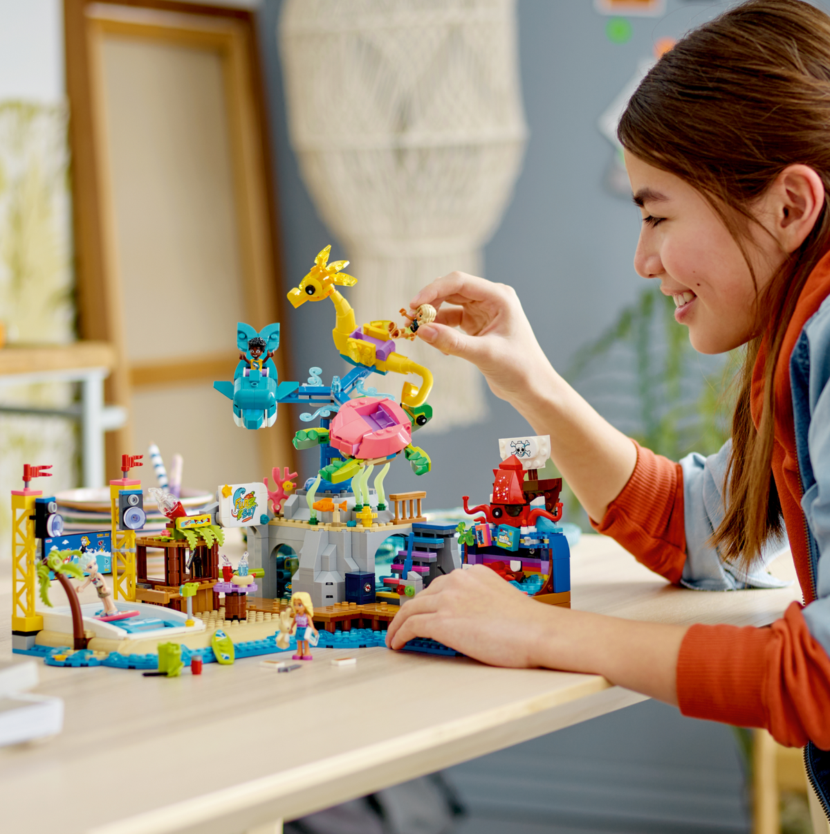 LEGO Friends Beach Amusement Park Building Set (1,348 Pieces, Ages 12+) - View 9