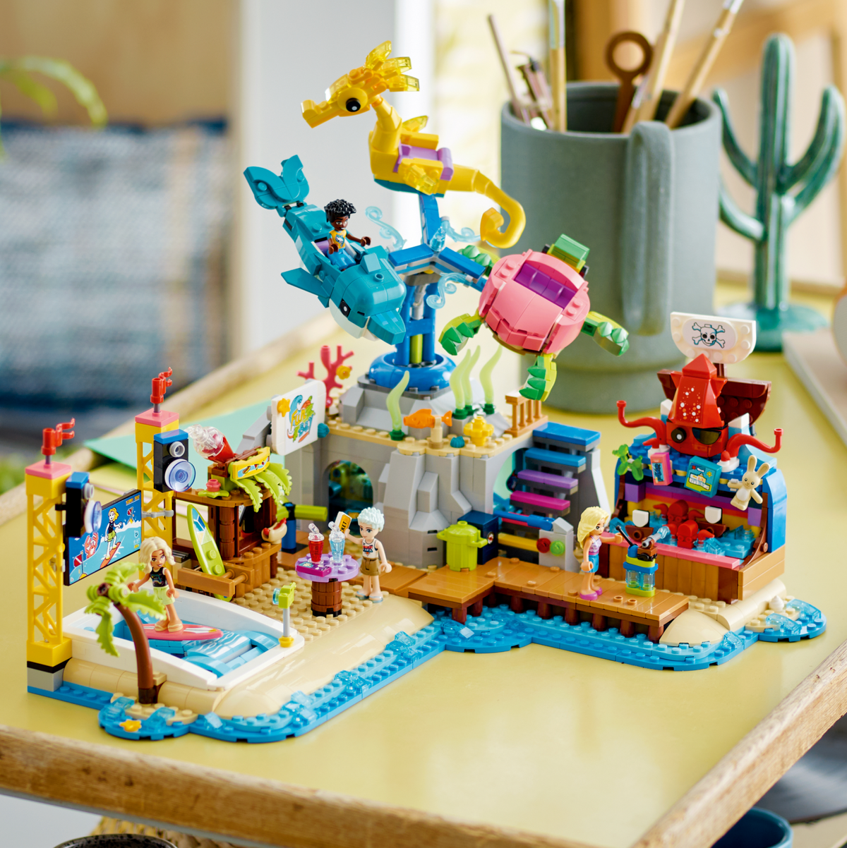 LEGO Friends Beach Amusement Park Building Set (1,348 Pieces, Ages 12+) - View 10