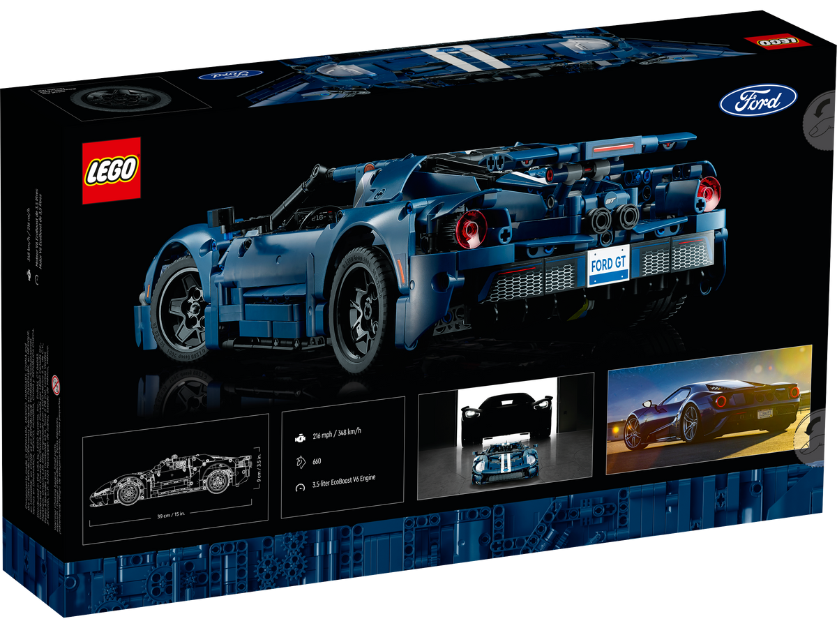 LEGO Technic 2022 Ford GT Building Set (1,468 Pieces, Ages 18+) - View 7