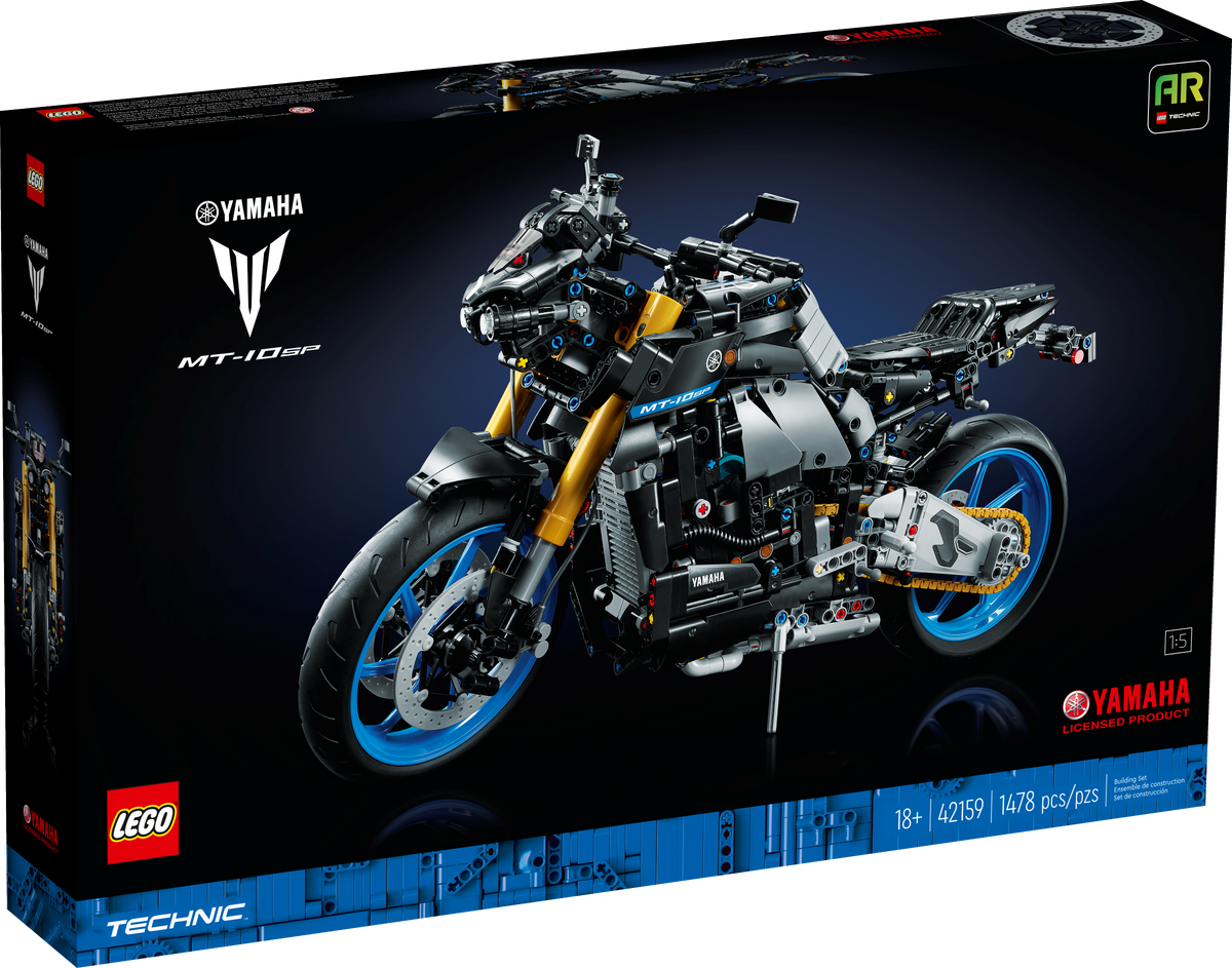 LEGO Technic Yamaha MT-10 SP Motorcycle 42159 Building Set for Adults (1,478 Pieces) - View 2